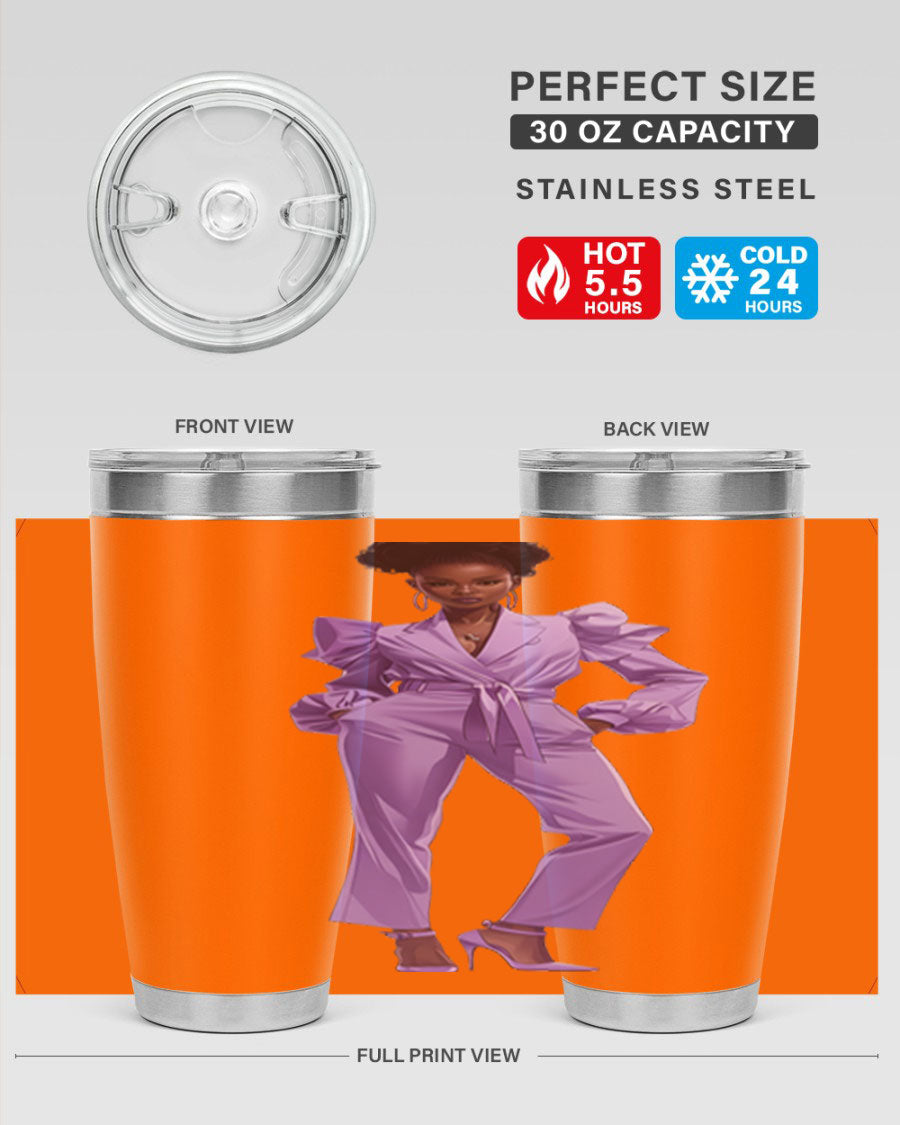 Fashion girl in lavender cotton tank top, showcasing a stylish design and soft fabric, perfect for casual wear.