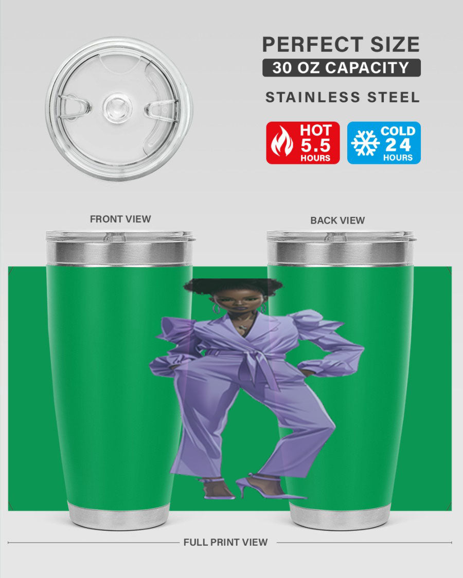 Fashion girl in lavender cotton tank top, showcasing a stylish design and soft fabric, perfect for casual wear.