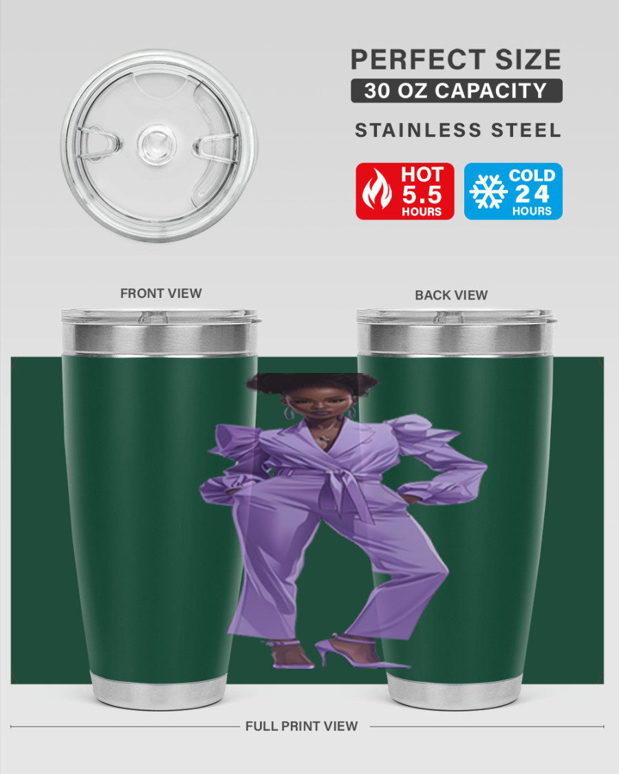 Fashion girl in lavender cotton tank top, showcasing a stylish design and soft fabric, perfect for casual wear.