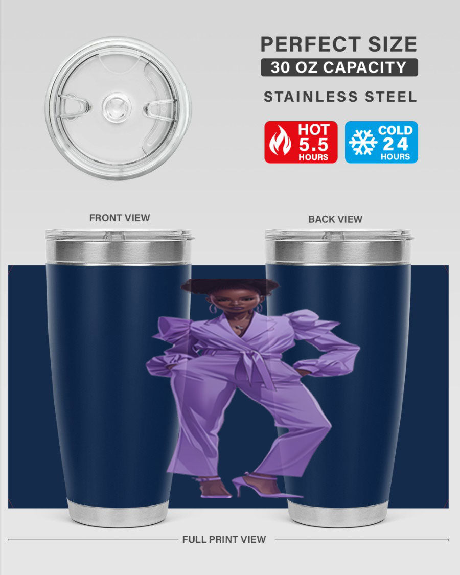 Fashion girl in lavender cotton tank top, showcasing a stylish design and soft fabric, perfect for casual wear.