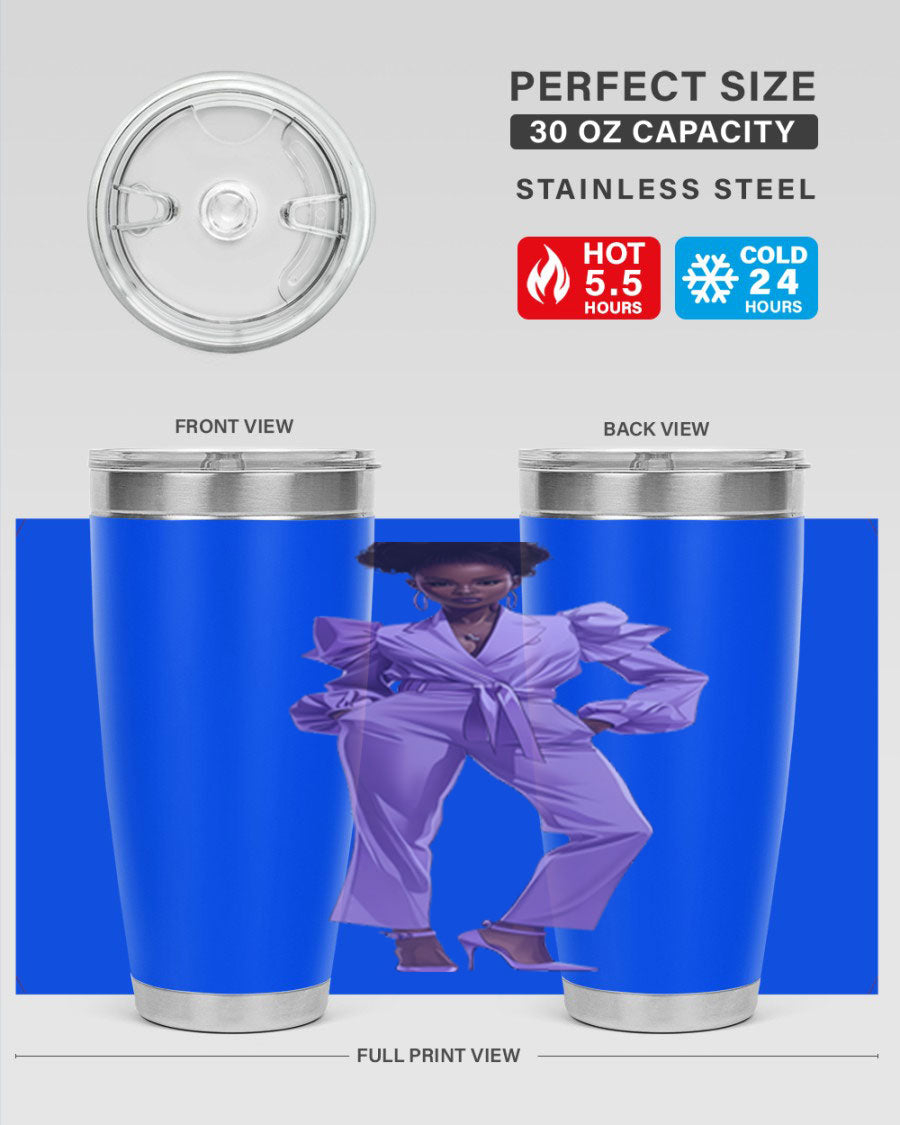 Fashion girl in lavender cotton tank top, showcasing a stylish design and soft fabric, perfect for casual wear.