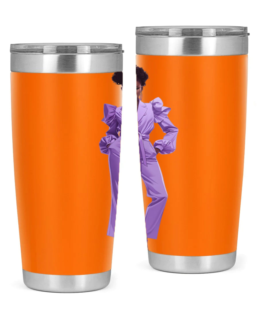 Fashion girl in lavender cotton tank top, showcasing a stylish design and soft fabric, perfect for casual wear.