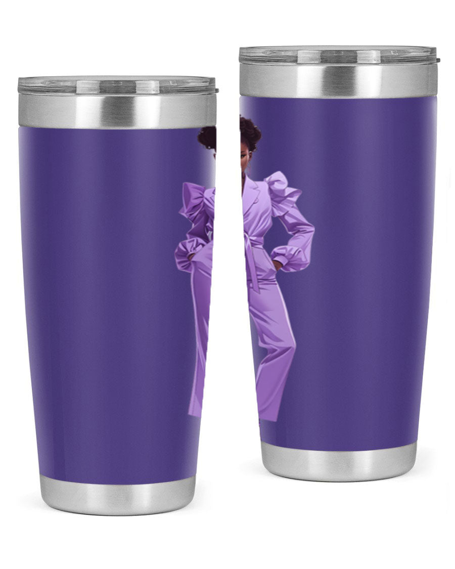 Fashion girl in lavender cotton tank top, showcasing a stylish design and soft fabric, perfect for casual wear.