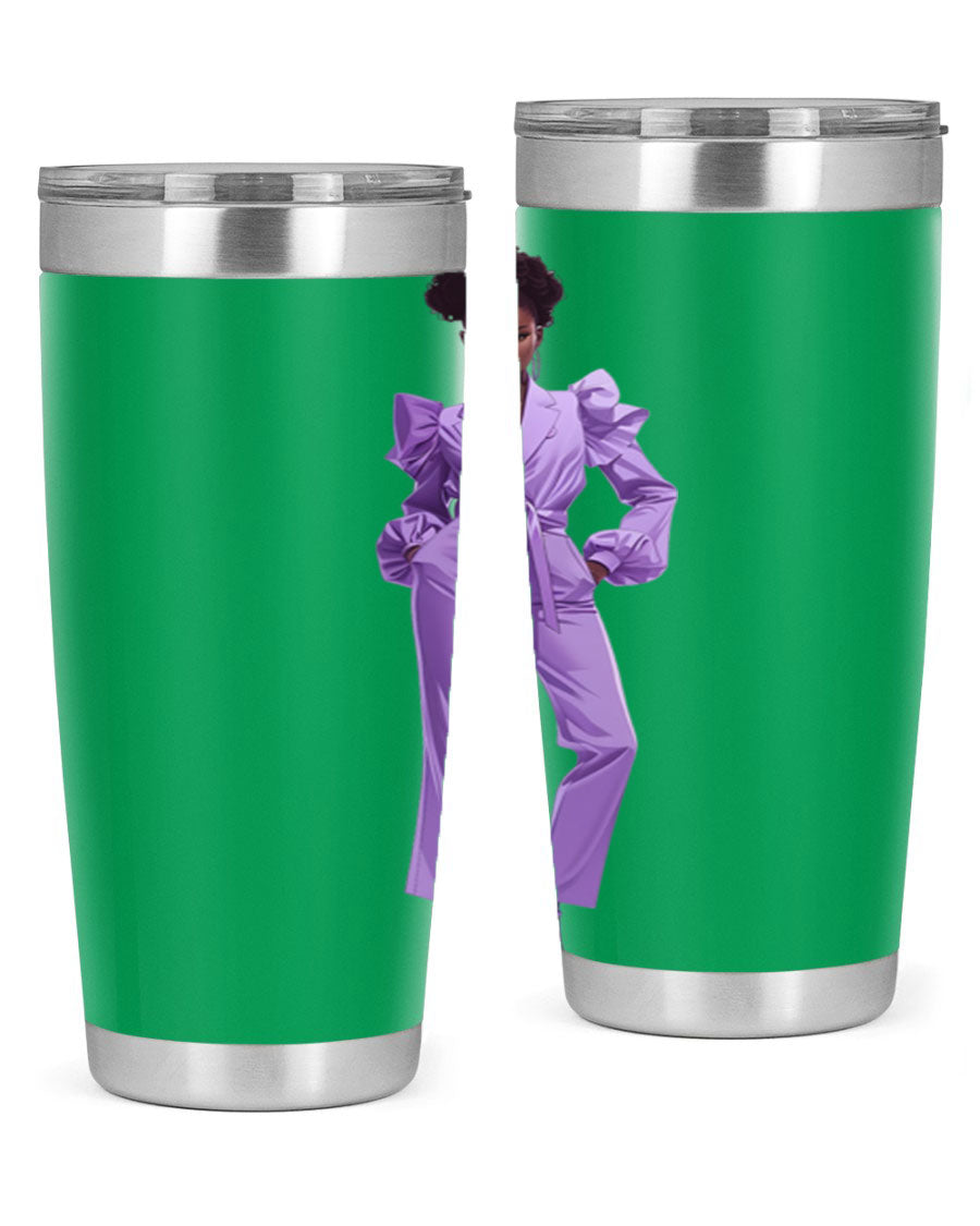 Fashion girl in lavender cotton tank top, showcasing a stylish design and soft fabric, perfect for casual wear.