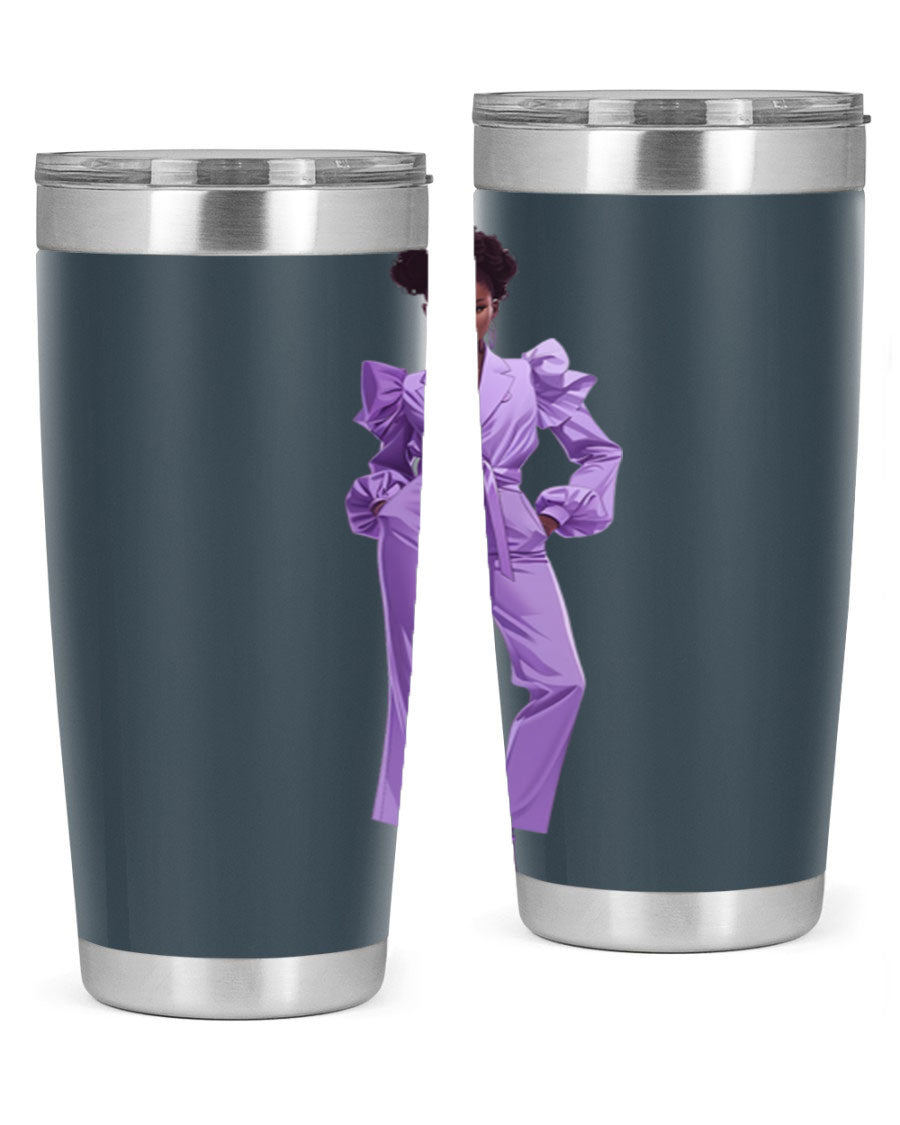 Fashion girl in lavender cotton tank top, showcasing a stylish design and soft fabric, perfect for casual wear.