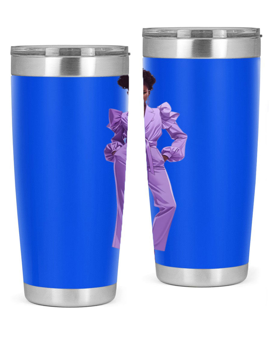 Fashion girl in lavender cotton tank top, showcasing a stylish design and soft fabric, perfect for casual wear.