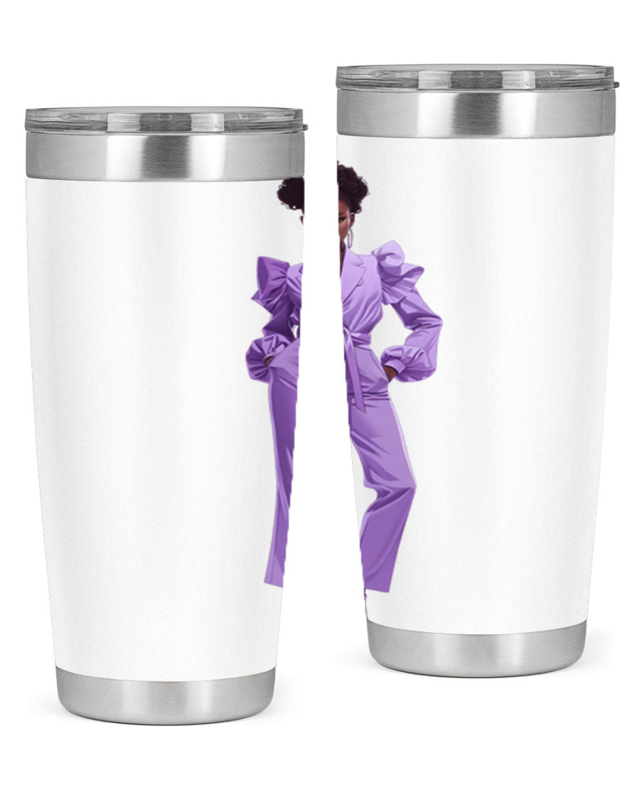 Fashion girl in lavender cotton tank top, showcasing a stylish design and soft fabric, perfect for casual wear.