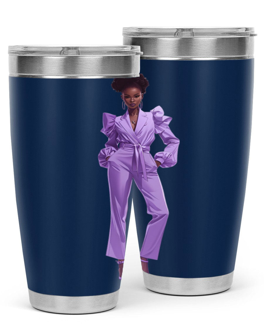 Fashion girl in lavender cotton tank top, showcasing a stylish design and soft fabric, perfect for casual wear.