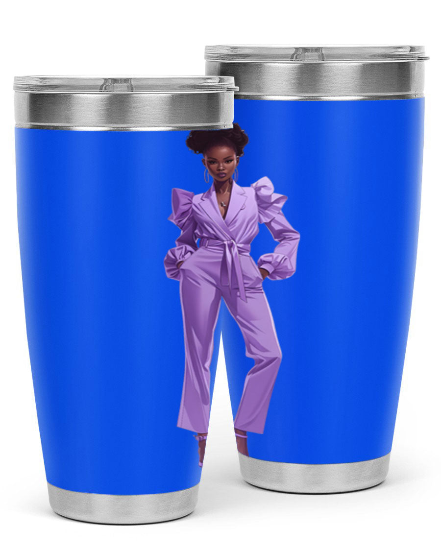 Fashion girl in lavender cotton tank top, showcasing a stylish design and soft fabric, perfect for casual wear.