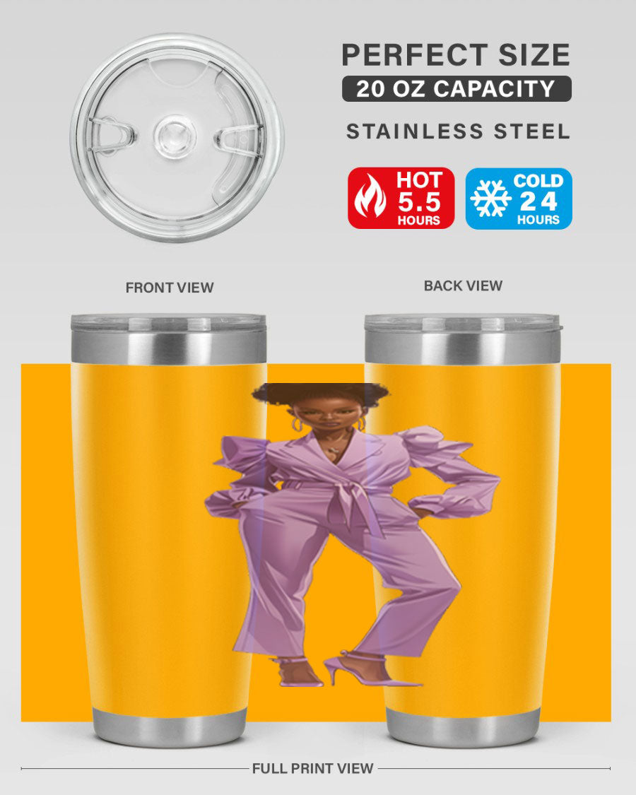 Fashion girl in lavender cotton tank top, showcasing a stylish design and soft fabric, perfect for casual wear.