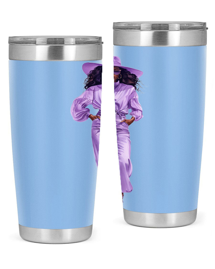 Fashion girl wearing a lavender cotton tank top, showcasing a stylish and casual look perfect for summer outings.