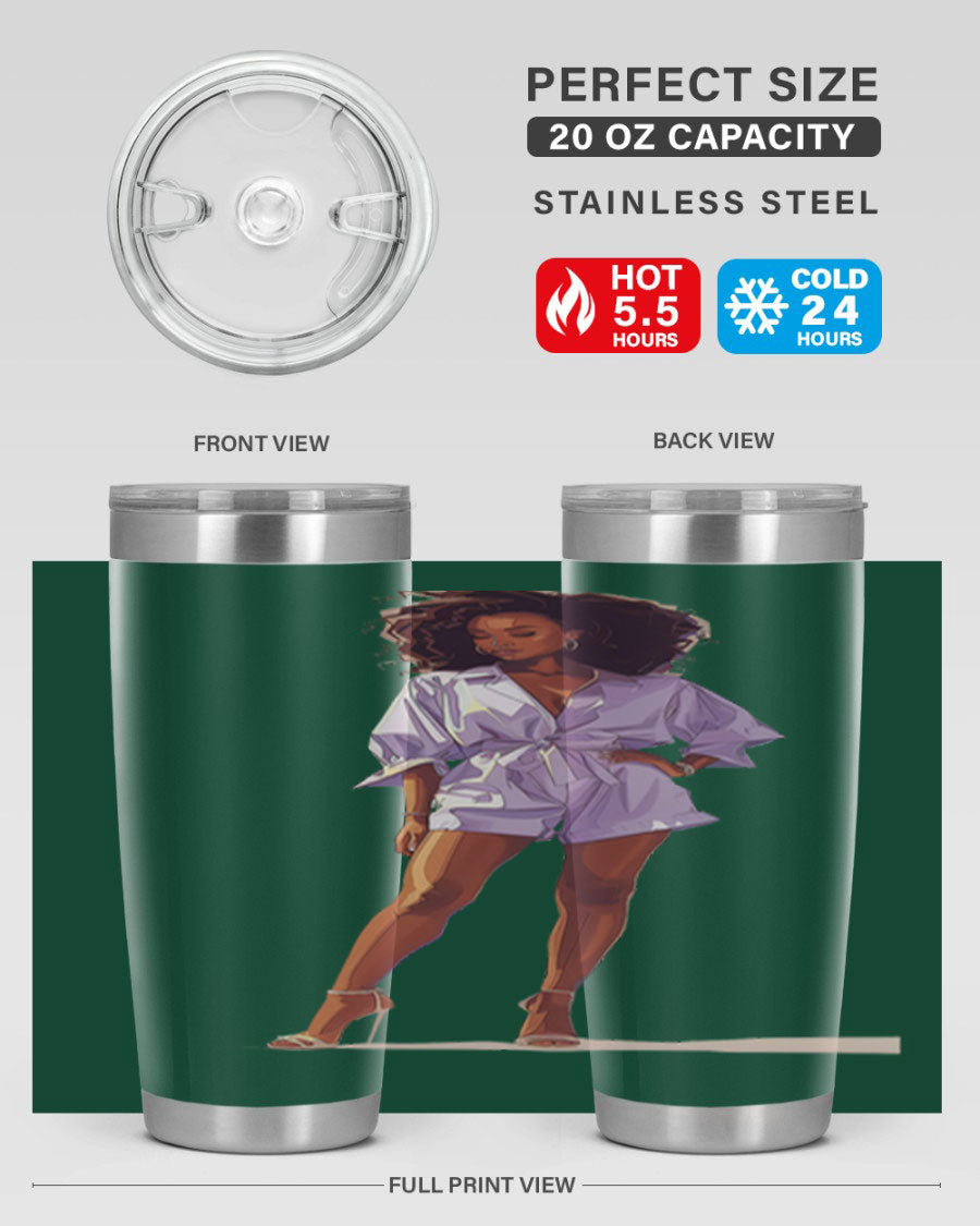 Fashion girl wearing a lavender cotton tank top, showcasing a stylish and comfortable design perfect for casual wear.