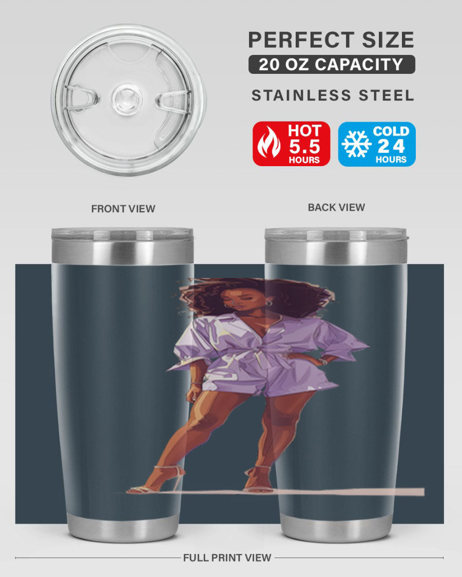 Fashion girl wearing a lavender cotton tank top, showcasing a stylish and comfortable design perfect for casual wear.