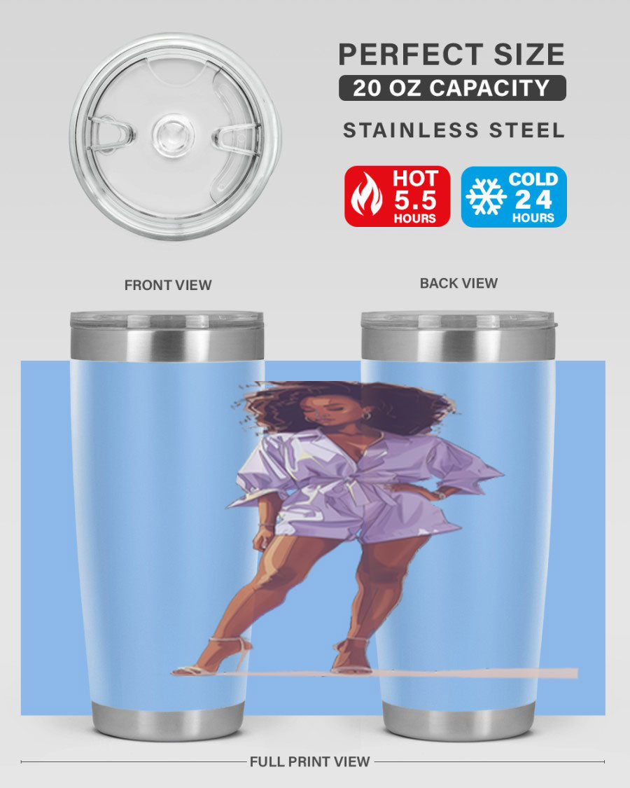 Fashion girl wearing a lavender cotton tank top, showcasing a stylish and comfortable design perfect for casual wear.