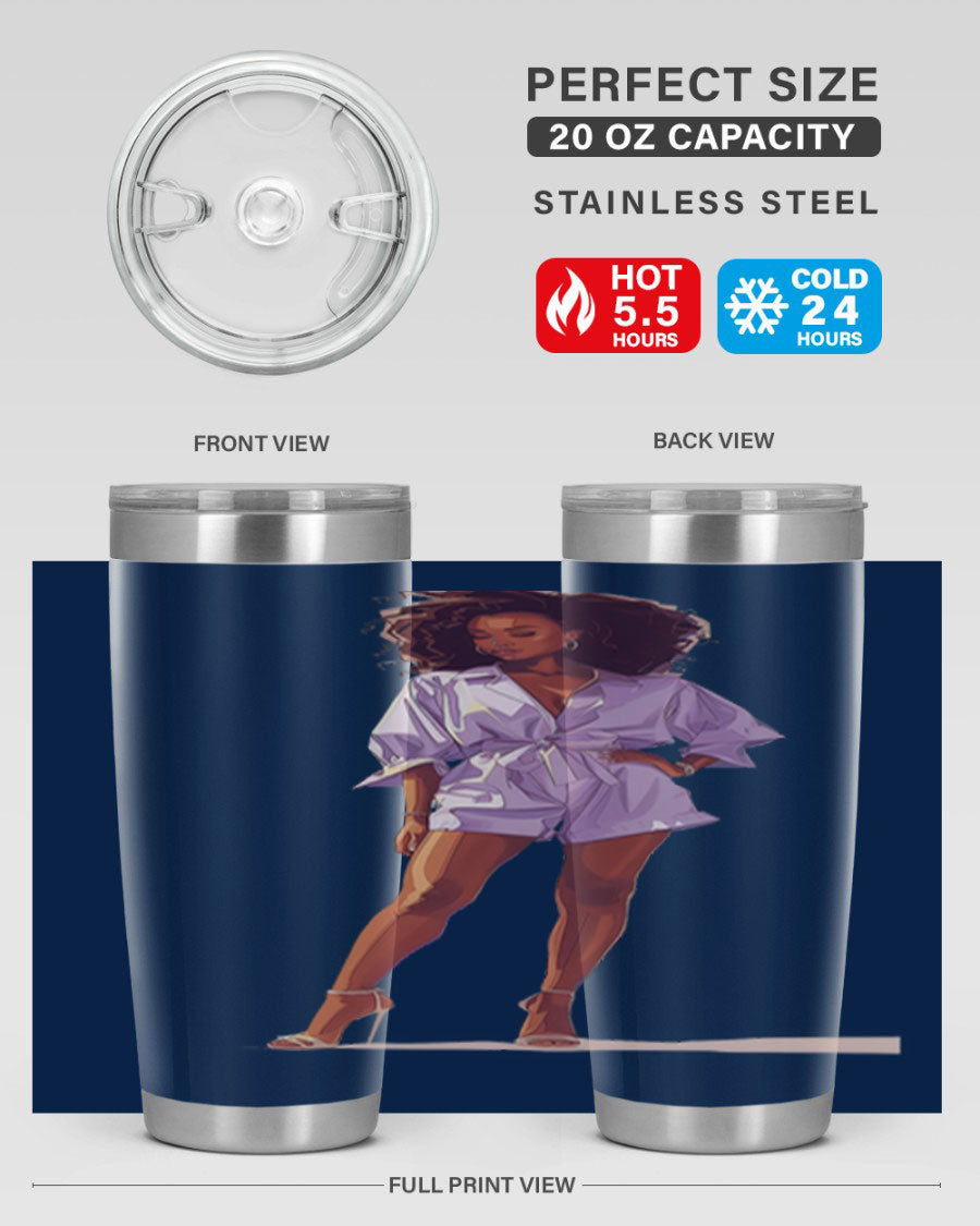 Fashion girl wearing a lavender cotton tank top, showcasing a stylish and comfortable design perfect for casual wear.