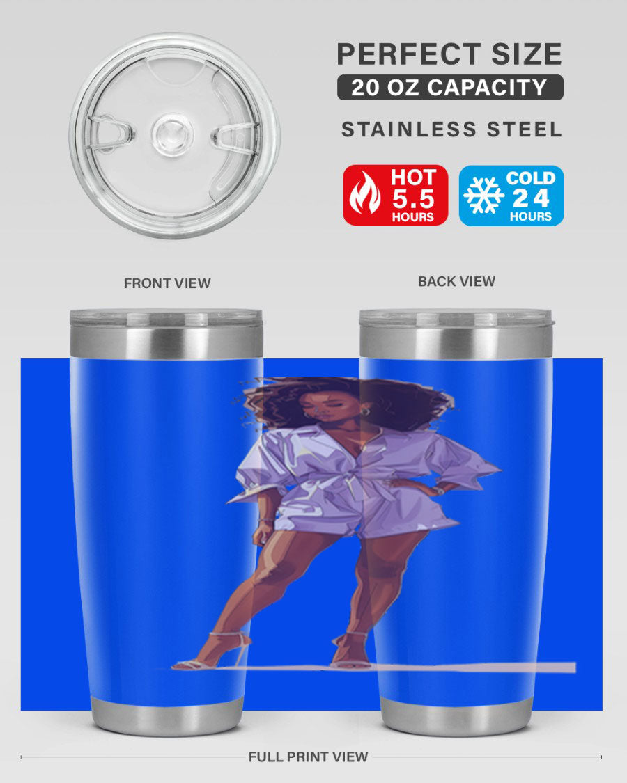 Fashion girl wearing a lavender cotton tank top, showcasing a stylish and comfortable design perfect for casual wear.