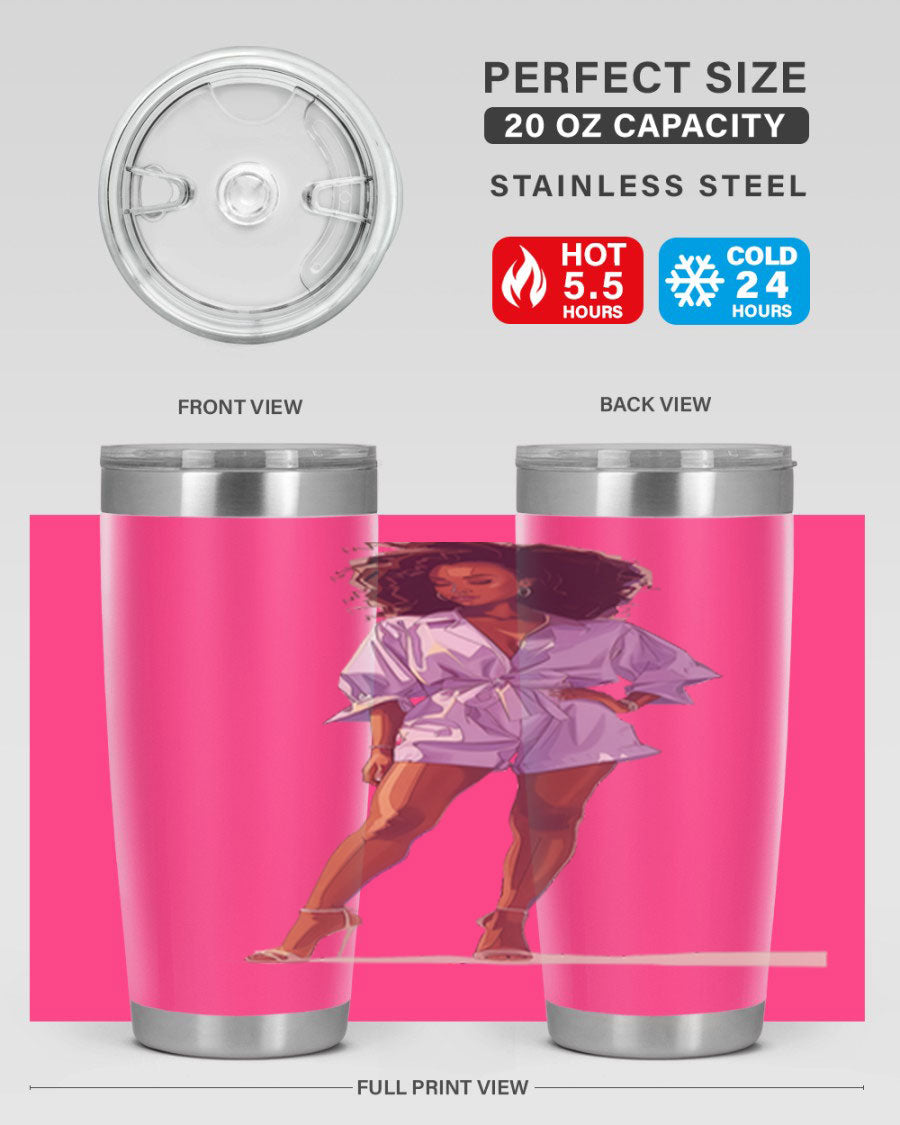 Fashion girl wearing a lavender cotton tank top, showcasing a stylish and comfortable design perfect for casual wear.