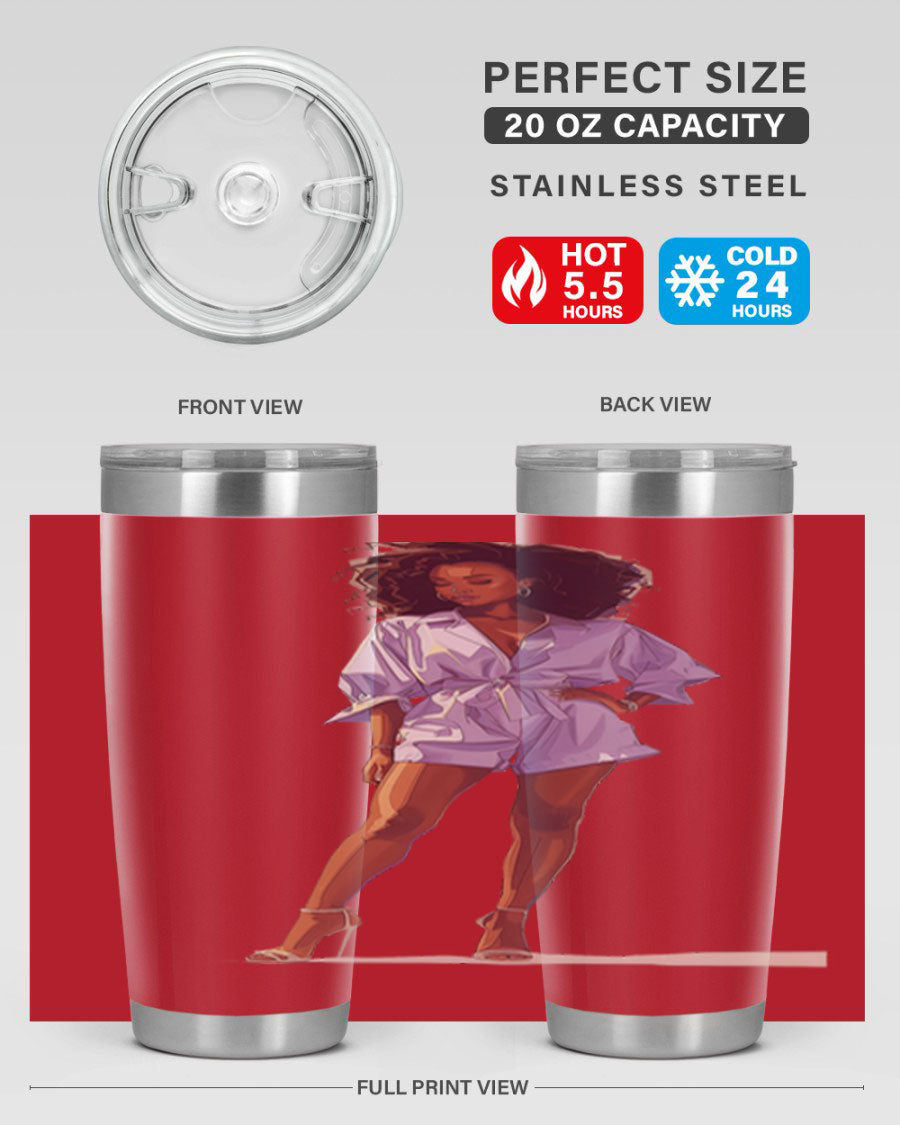 Fashion girl wearing a lavender cotton tank top, showcasing a stylish and comfortable design perfect for casual wear.