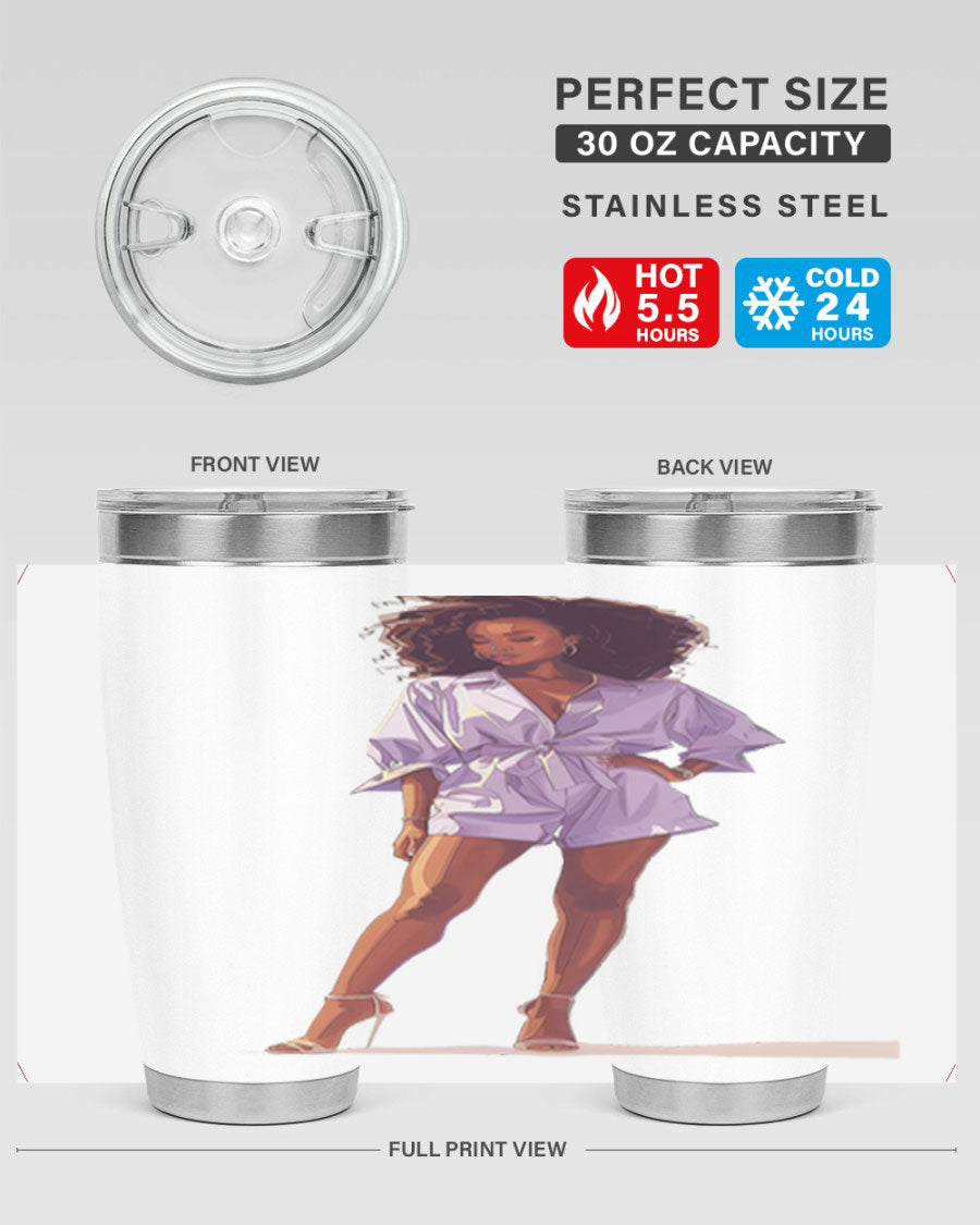 Fashion girl wearing a lavender cotton tank top, showcasing a stylish and comfortable design perfect for casual wear.