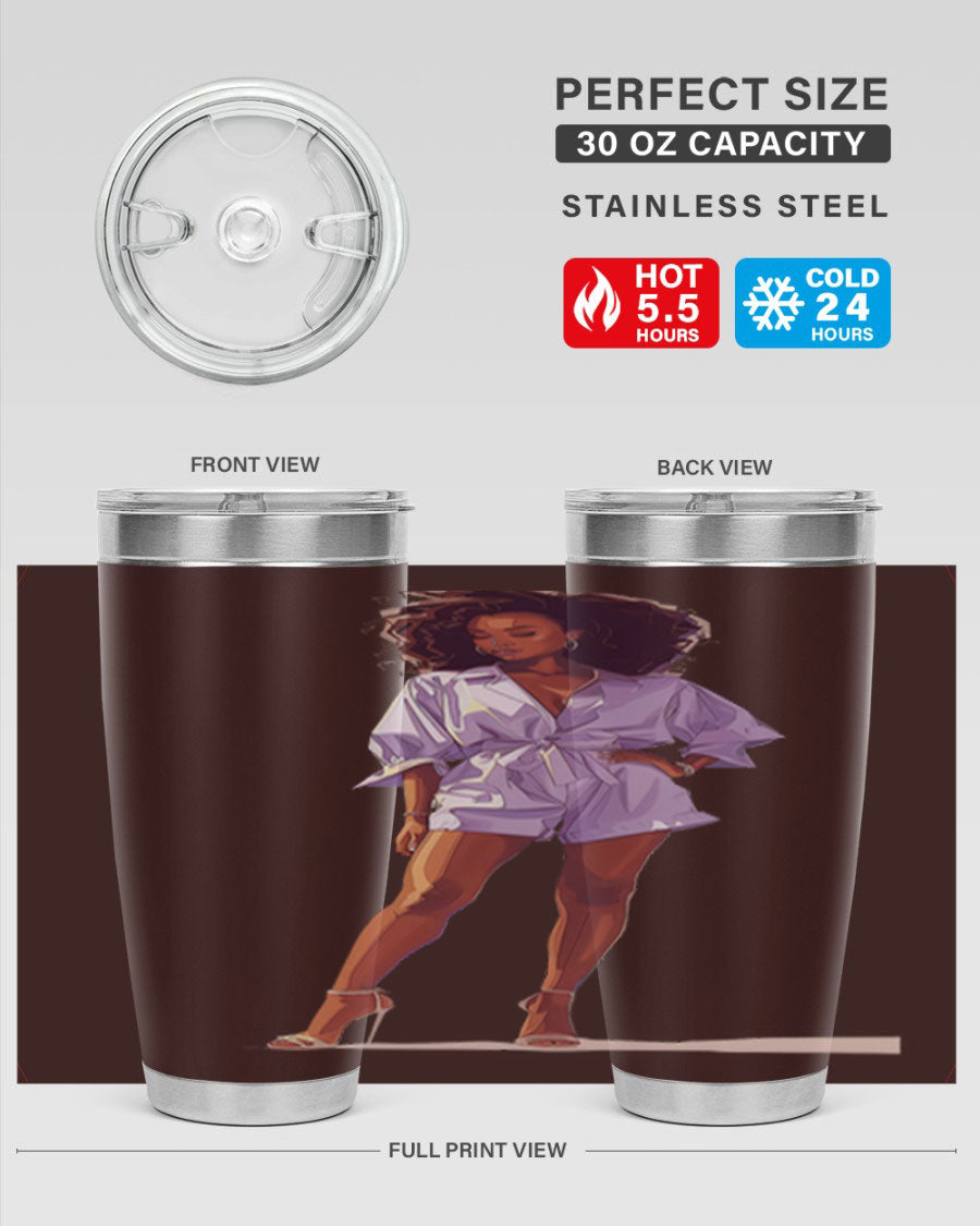 Fashion girl wearing a lavender cotton tank top, showcasing a stylish and comfortable design perfect for casual wear.