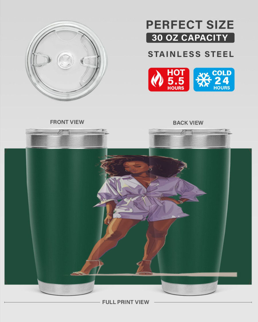 Fashion girl wearing a lavender cotton tank top, showcasing a stylish and comfortable design perfect for casual wear.