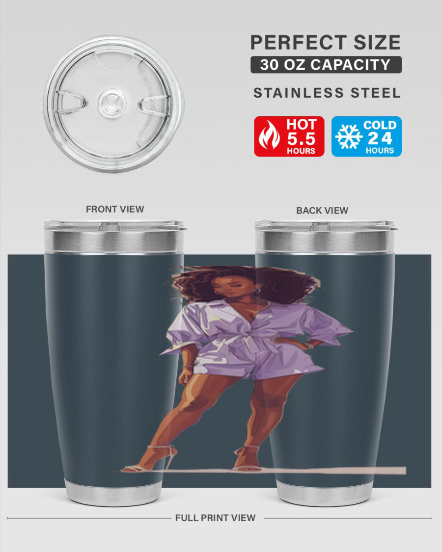 Fashion girl wearing a lavender cotton tank top, showcasing a stylish and comfortable design perfect for casual wear.