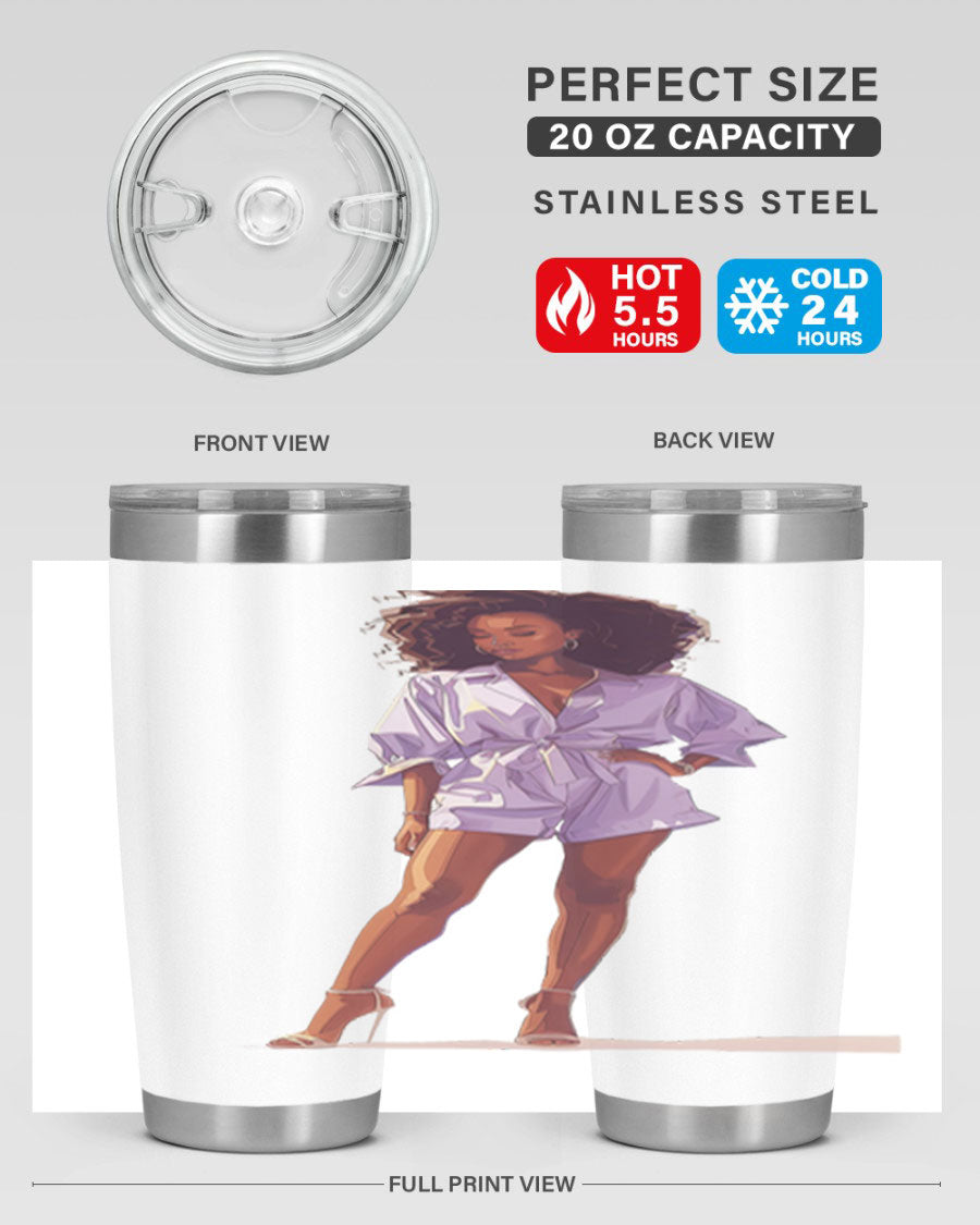 Fashion girl wearing a lavender cotton tank top, showcasing a stylish and comfortable design perfect for casual wear.