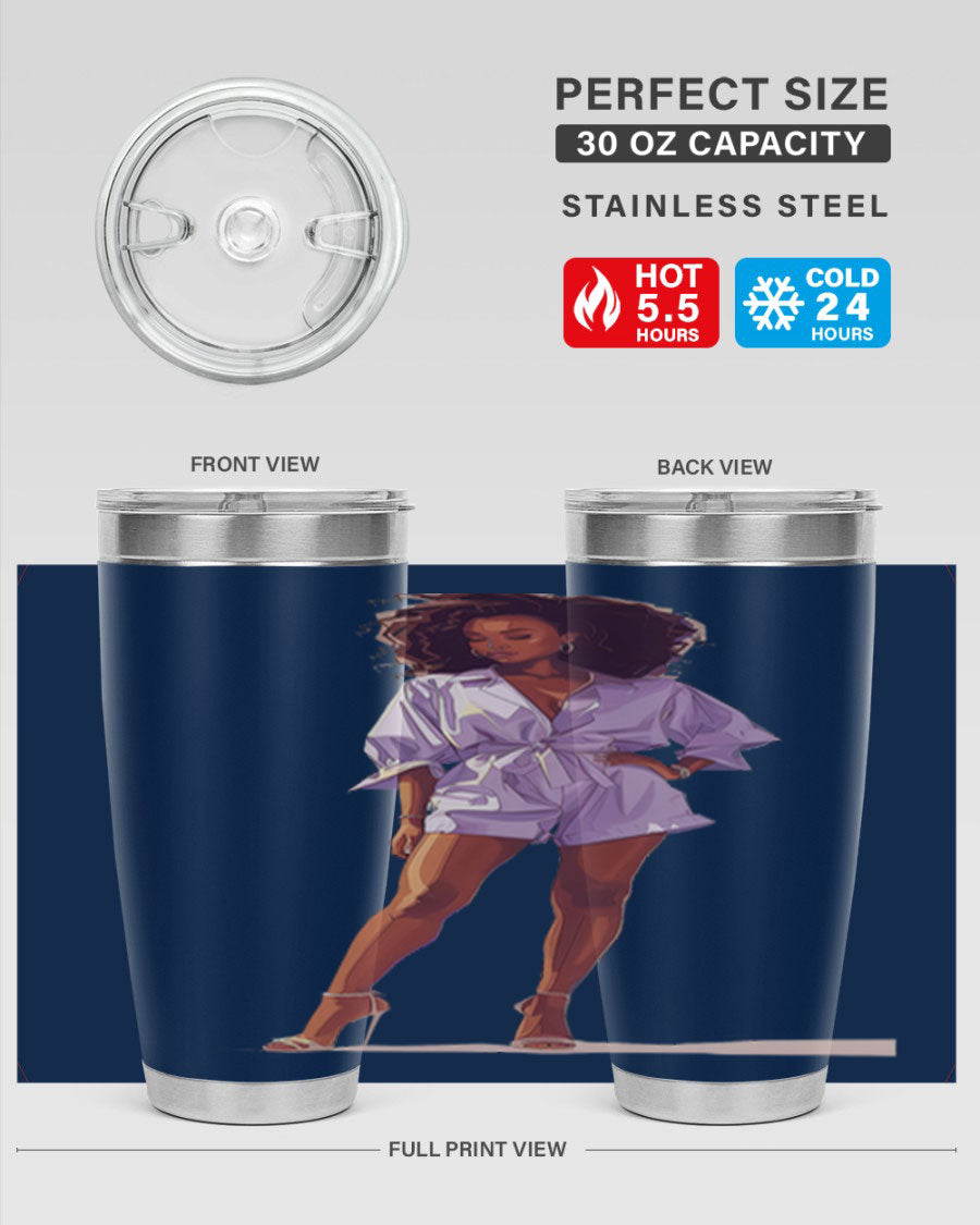 Fashion girl wearing a lavender cotton tank top, showcasing a stylish and comfortable design perfect for casual wear.