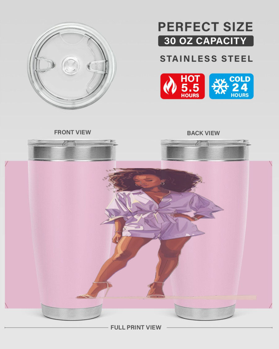 Fashion girl wearing a lavender cotton tank top, showcasing a stylish and comfortable design perfect for casual wear.