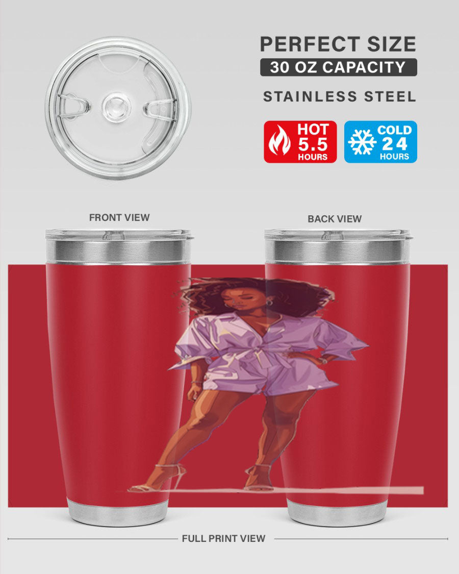 Fashion girl wearing a lavender cotton tank top, showcasing a stylish and comfortable design perfect for casual wear.