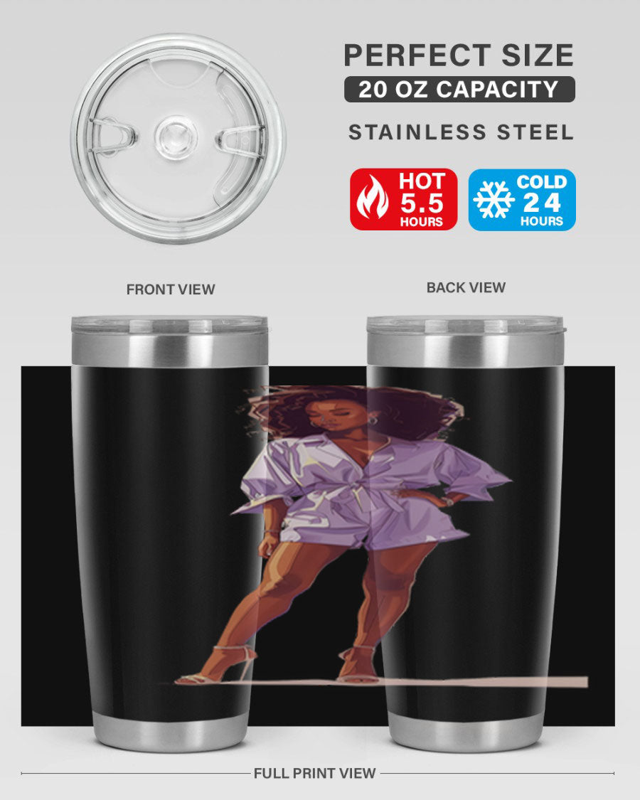 Fashion girl wearing a lavender cotton tank top, showcasing a stylish and comfortable design perfect for casual wear.