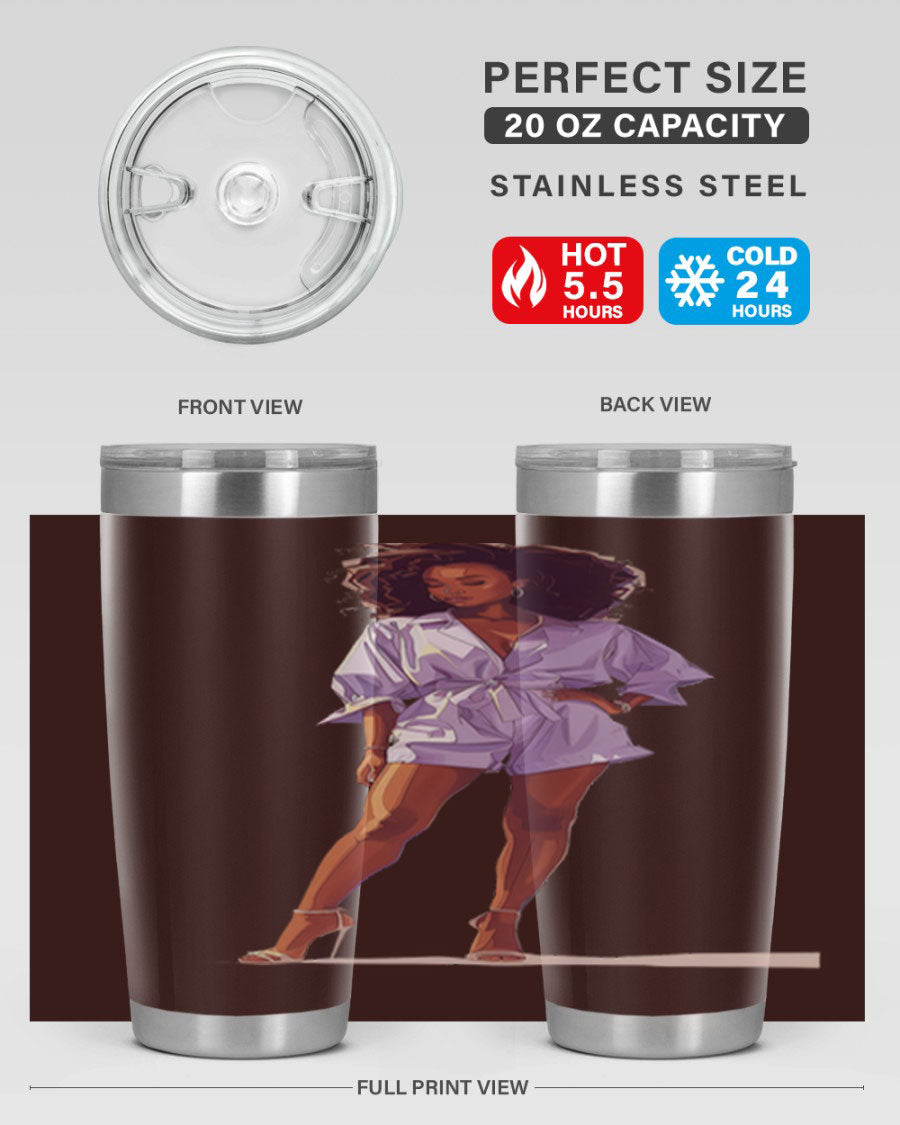 Fashion girl wearing a lavender cotton tank top, showcasing a stylish and comfortable design perfect for casual wear.