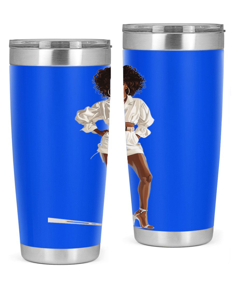 Fashion girl wearing a stylish white cotton tank top, showcasing a casual summer look.