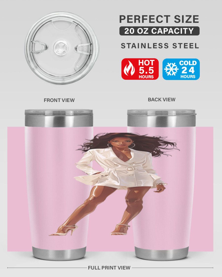 A stylish fashion girl wearing a white cotton tank top, showcasing a trendy and casual look perfect for summer outings.