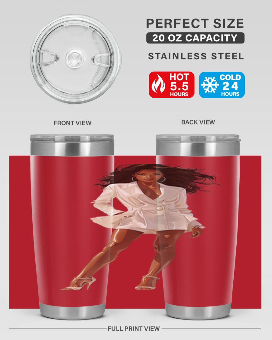 A stylish fashion girl wearing a white cotton tank top, showcasing a trendy and casual look perfect for summer outings.