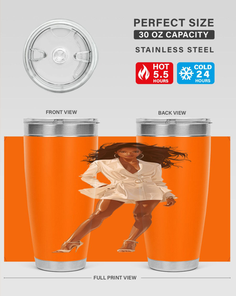 A stylish fashion girl wearing a white cotton tank top, showcasing a trendy and casual look perfect for summer outings.