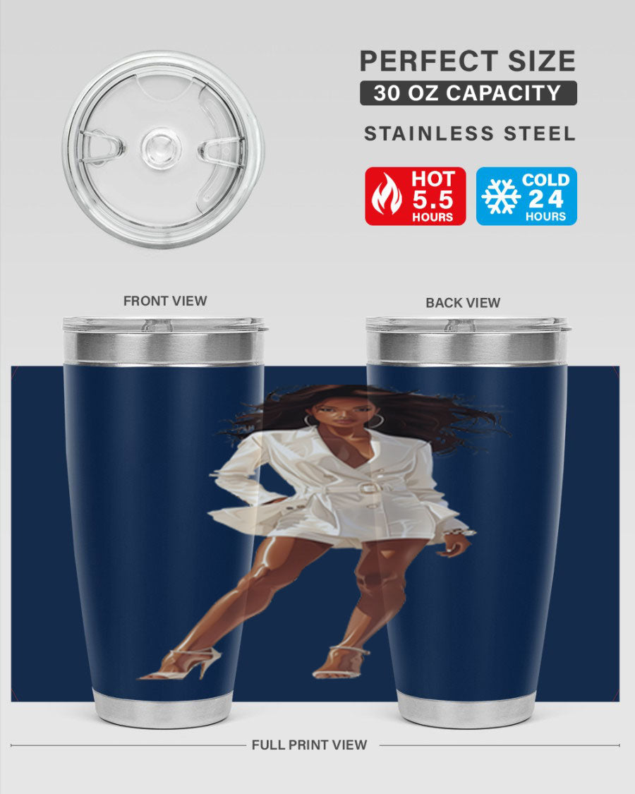 A stylish fashion girl wearing a white cotton tank top, showcasing a trendy and casual look perfect for summer outings.