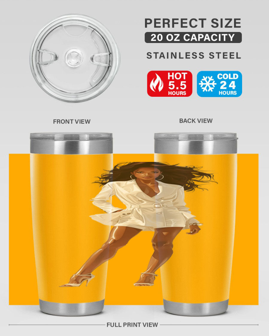 A stylish fashion girl wearing a white cotton tank top, showcasing a trendy and casual look perfect for summer outings.