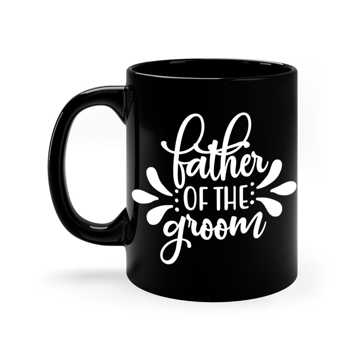 Fatherr of Thee 1# Mug featuring a two-tone design with a colored handle and interior, available in multiple colors.