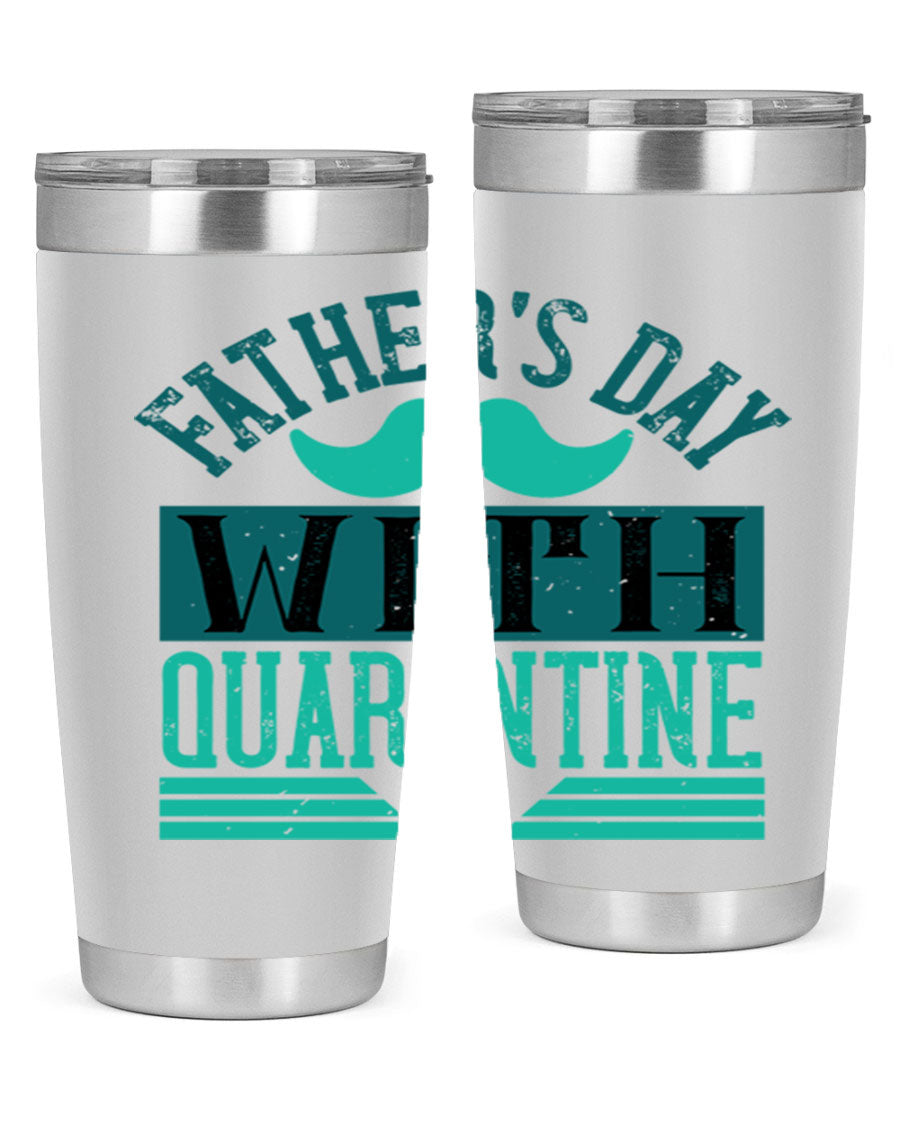 20oz and 30oz stainless steel tumblers for Father's Day, featuring double wall vacuum insulation and a drink-thru lid.