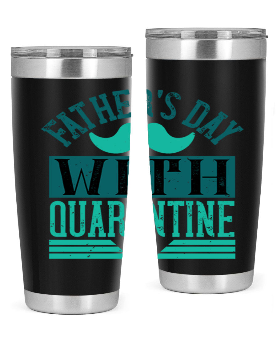 20oz and 30oz stainless steel tumblers for Father's Day, featuring double wall vacuum insulation and a drink-thru lid.
