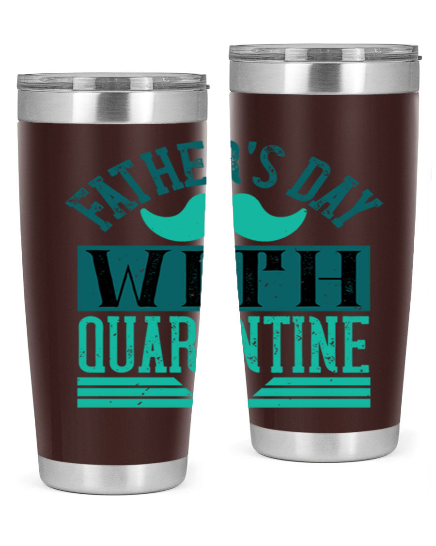 20oz and 30oz stainless steel tumblers for Father's Day, featuring double wall vacuum insulation and a drink-thru lid.