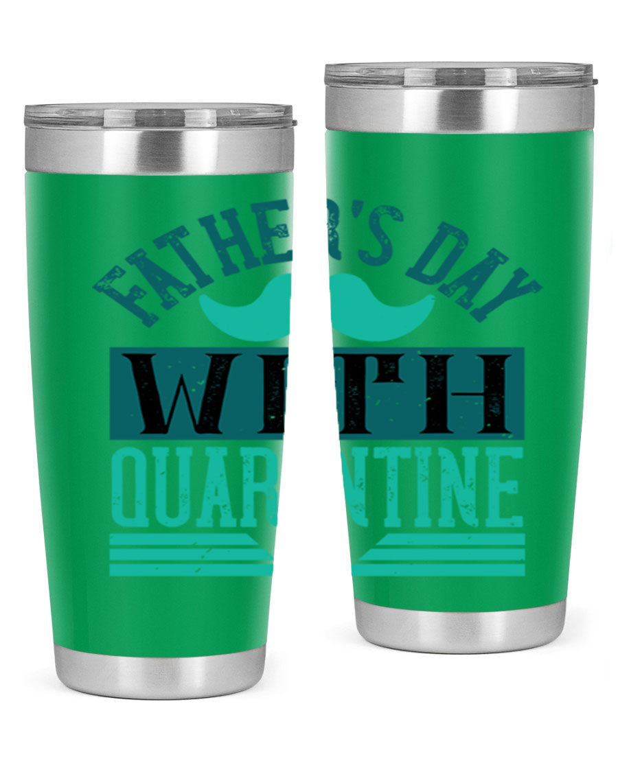 20oz and 30oz stainless steel tumblers for Father's Day, featuring double wall vacuum insulation and a drink-thru lid.