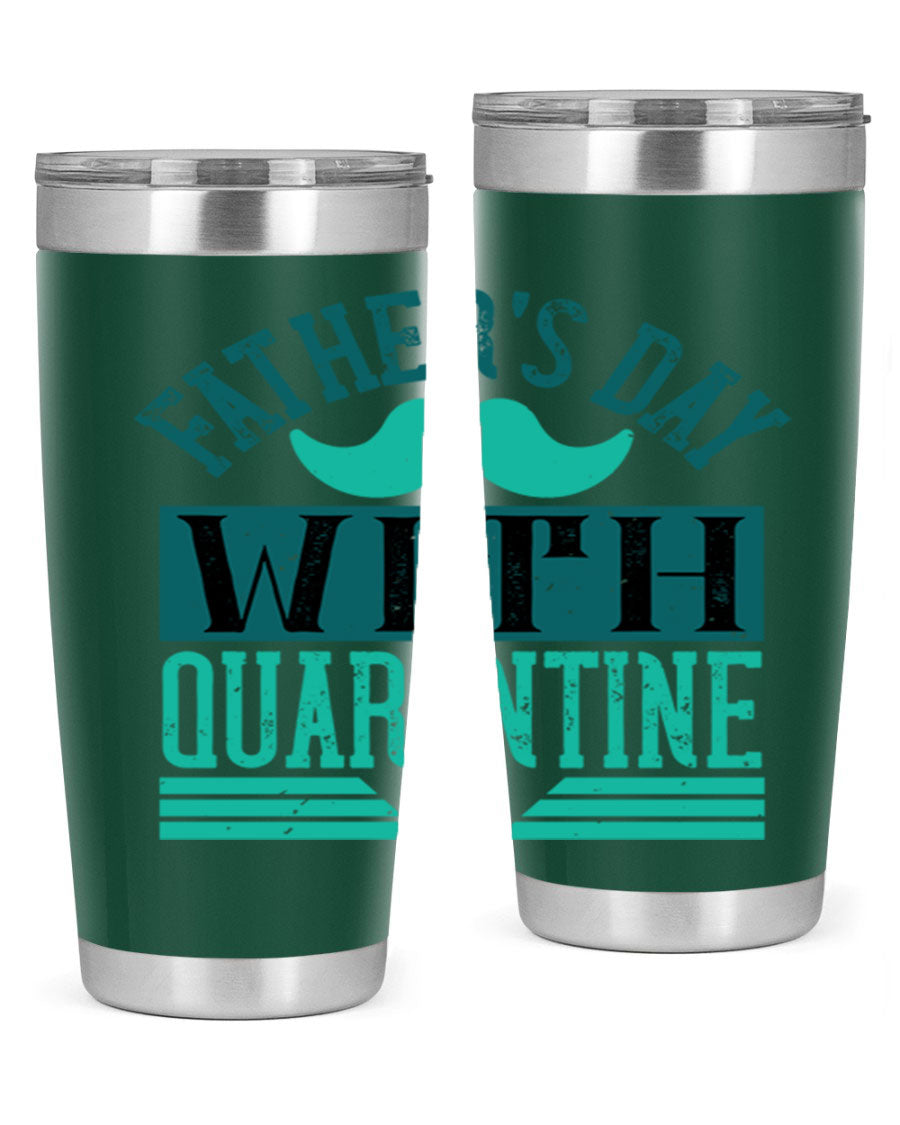 20oz and 30oz stainless steel tumblers for Father's Day, featuring double wall vacuum insulation and a drink-thru lid.