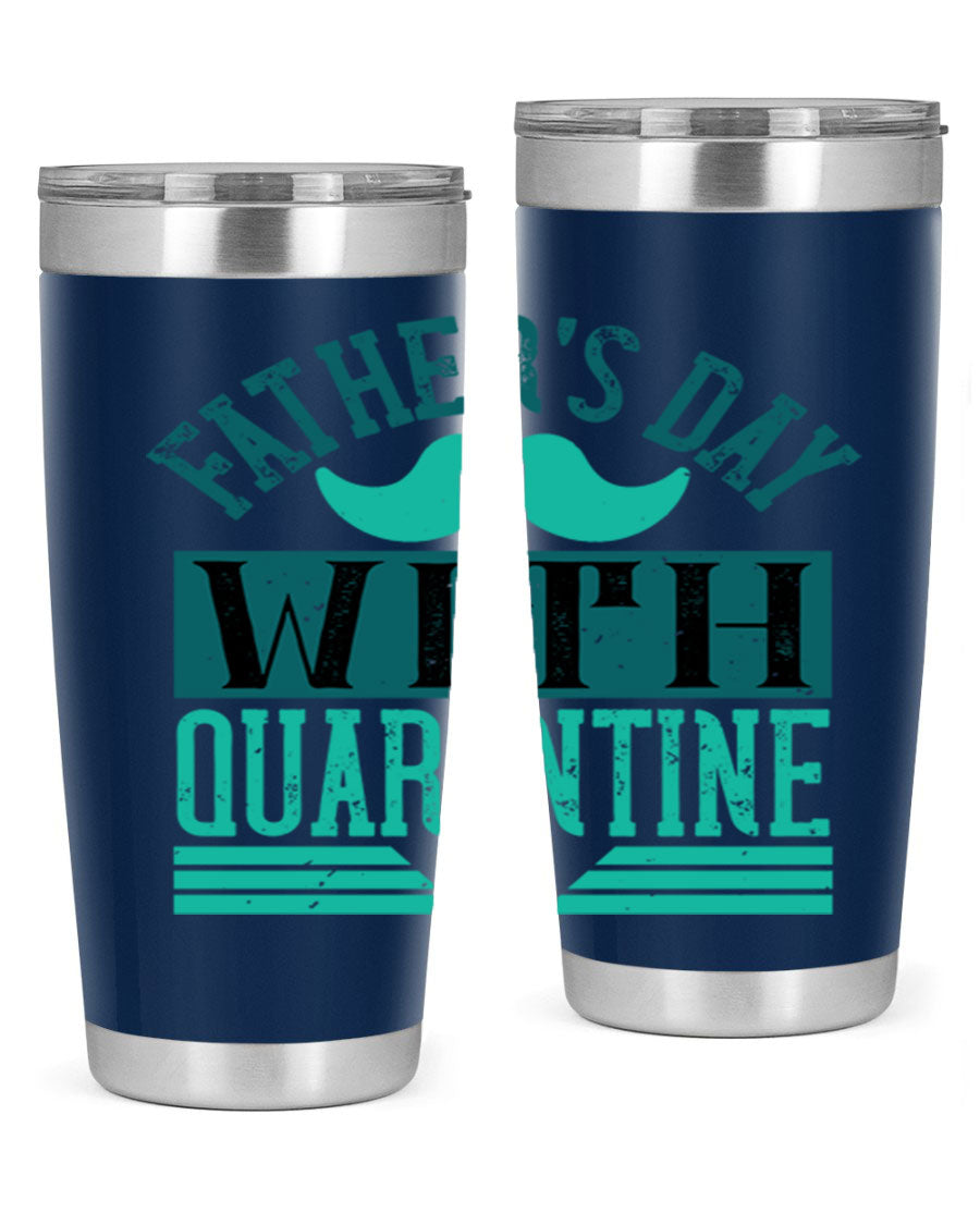 20oz and 30oz stainless steel tumblers for Father's Day, featuring double wall vacuum insulation and a drink-thru lid.