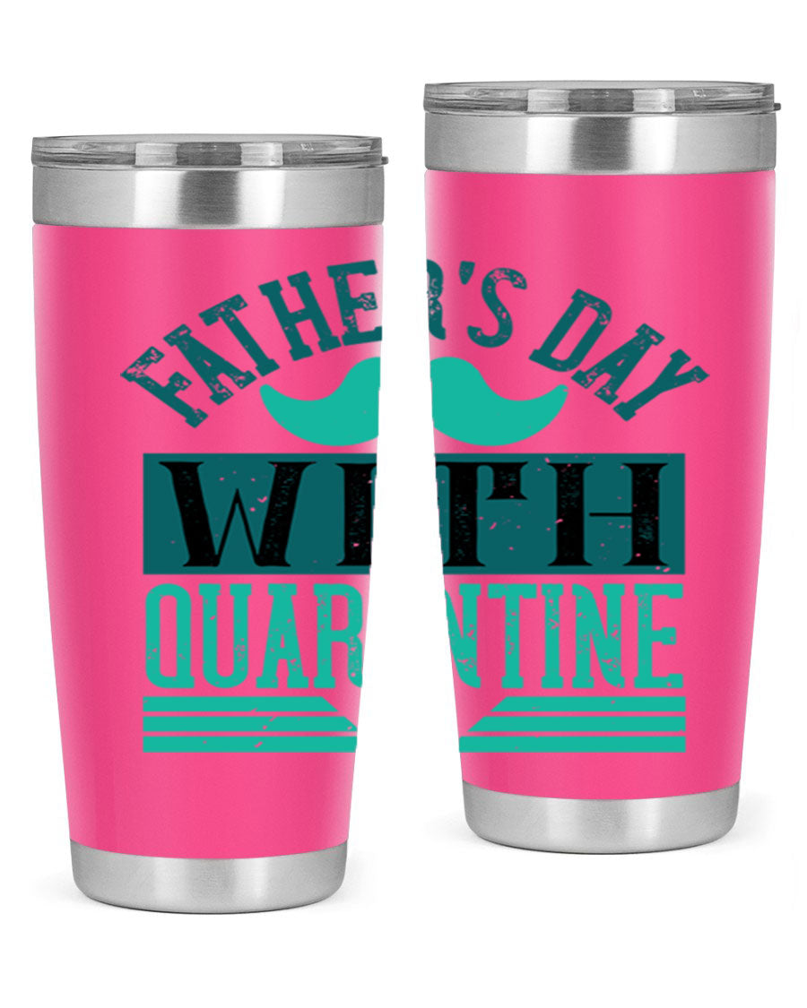 20oz and 30oz stainless steel tumblers for Father's Day, featuring double wall vacuum insulation and a drink-thru lid.