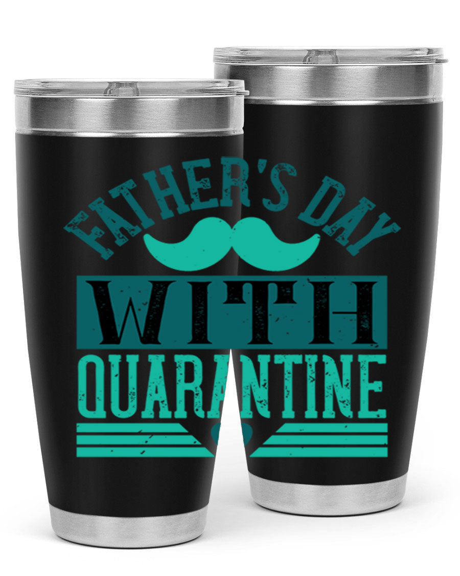 20oz and 30oz stainless steel tumblers for Father's Day, featuring double wall vacuum insulation and a drink-thru lid.