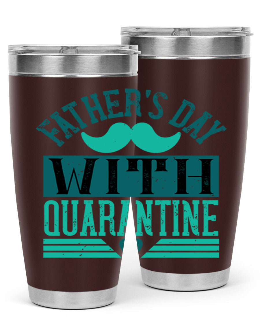 20oz and 30oz stainless steel tumblers for Father's Day, featuring double wall vacuum insulation and a drink-thru lid.