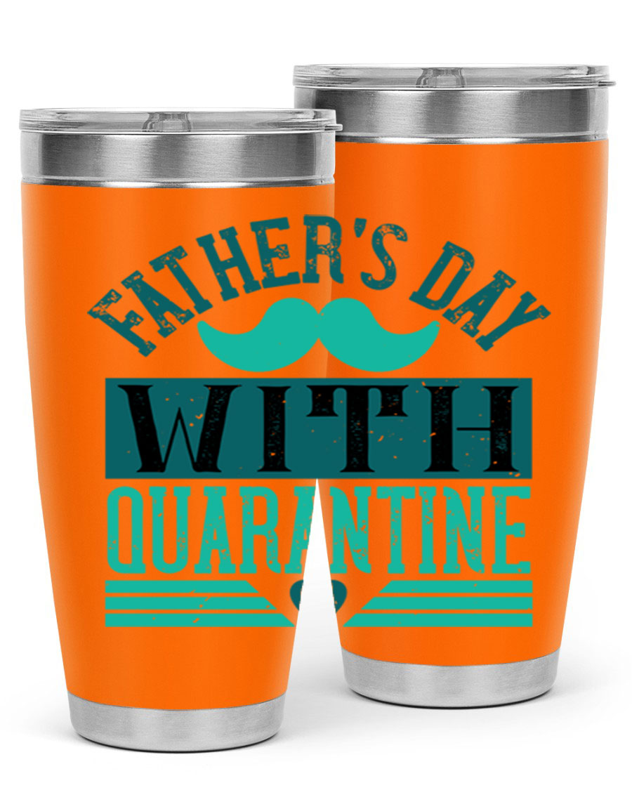 20oz and 30oz stainless steel tumblers for Father's Day, featuring double wall vacuum insulation and a drink-thru lid.