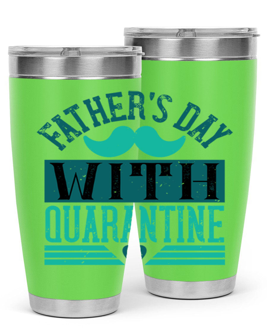 20oz and 30oz stainless steel tumblers for Father's Day, featuring double wall vacuum insulation and a drink-thru lid.
